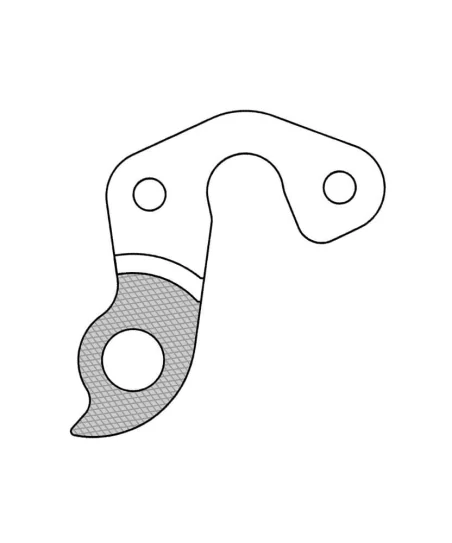 Marwi UNION GH-292 derailleur hanger for Scott bicycle models rear drawings
