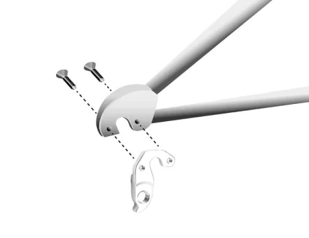 Marwi UNION GH-293 derailleur hanger for Specialized bicycle models assembly drawings