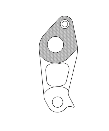 Marwi UNION GH-295 derailleur hanger for Specialized bicycle models rear drawings