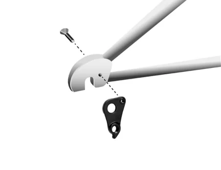 Marwi UNION GH-296 derailleur hanger for Specialized bicycle models assembly drawings