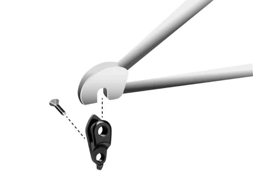 Marwi UNION GH-298 derailleur hanger for Specialized bicycle models assembly drawings