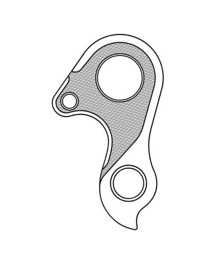Marwi UNION GH-299 derailleur hanger for Haibike bicycle models drawings