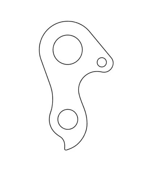 Marwi UNION GH-299 derailleur hanger for Haibike bicycle models rear drawings