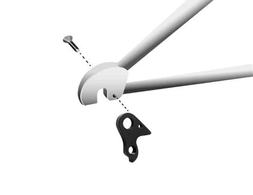 Marwi UNION GH-300 derailleur hanger for Haibike bicycle models assembly drawings