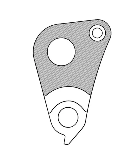 Marwi UNION GH-302 derailleur hanger for Specialized bicycle models drawings