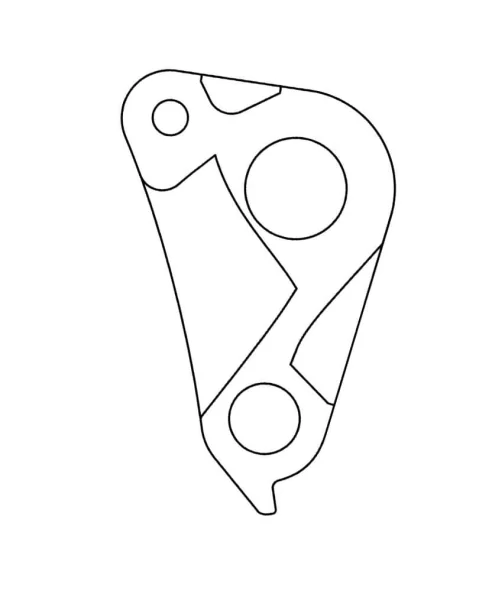 Marwi UNION GH-302 derailleur hanger for Specialized bicycle models rear drawings