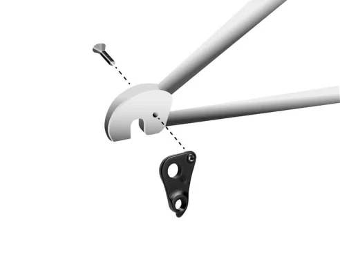 Marwi UNION GH-302 derailleur hanger for Specialized bicycle models assembly drawings