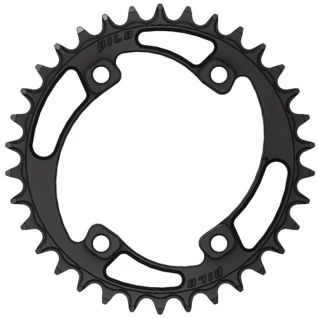 Pilo C52 Chainring Narrow Wide 34T for Shimano 96BCD Asymmetric. Hyperglide+ Compatible
