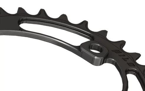 Pilo C52 Chainring Narrow Wide 34T for Shimano 96BCD Asymmetric. Hyperglide+ Compatible