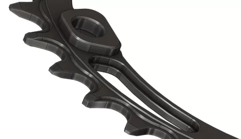 Pilo C53 Chainring Narrow Wide 30T for Shimano 96BCD Asymmetric M7000/M8000. Hyperglide+ Compatible