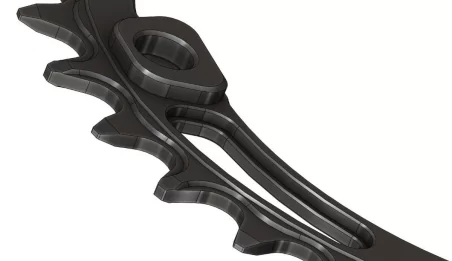 Pilo C53 Chainring Narrow Wide 30T for Shimano 96BCD Asymmetric M7000/M8000. Hyperglide+ Compatible