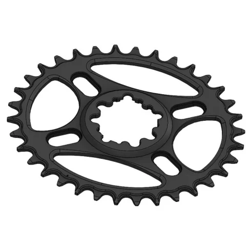 Pilo C60 Chainring Elliptic Narrow Wide 34T for Sram direct dub. Offset: 3 mm. Hyperglide+ Compatible