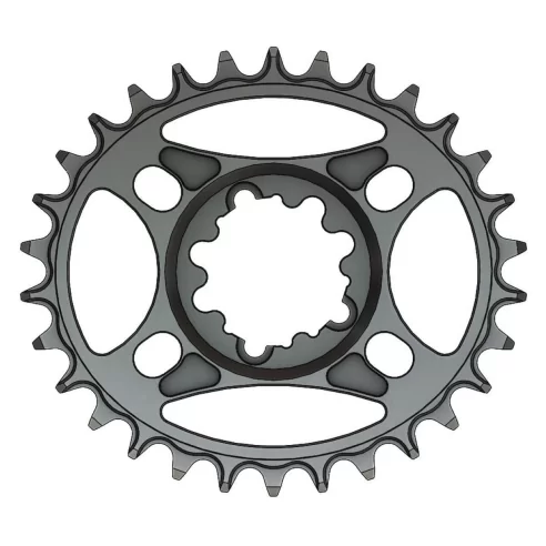 Pilo C62 Chainring Elliptic Narrow Wide 30T for Sram direct dub. Offset: 3 mm. Hyperglide+ Compatible