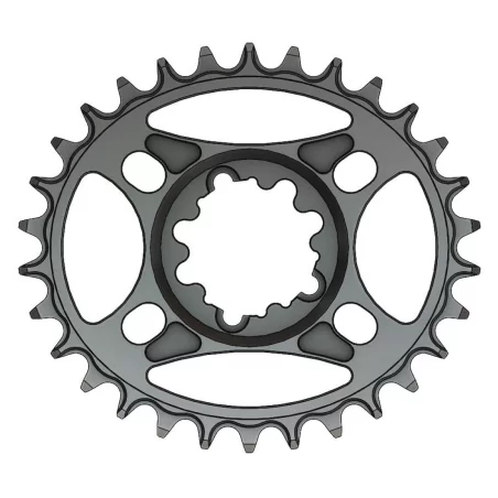 Pilo C62 Chainring Elliptic Narrow Wide 30T for Sram direct dub. Offset: 3 mm. Hyperglide+ Compatible