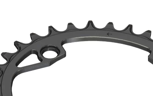 Pilo C64 Chainring Elliptic Narrow Wide 34T Shimano 104 BCD