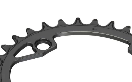 Pilo C64 Chainring Elliptic Narrow Wide 34T Shimano 104 BCD