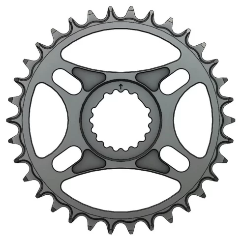 Pilo C68 Chainring Narrow Wide 34T for Cannondale, FSA direct mount