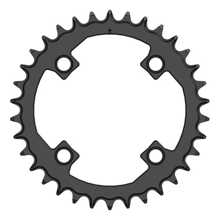 SRAM 94BCD Chainring Narrow Wide 34T Pilo C72