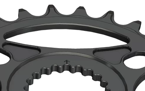 Chainring Narrow Wide 28T for Shimano direct. Hyperglide+ Compatible | Pilo C73