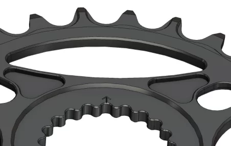 Chainring Narrow Wide 28T for Shimano direct. Hyperglide+ Compatible | Pilo C73