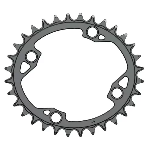 Pilo C85 32T Narrow wide Elliptic Chainring for 96BCD