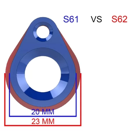 Pilo Locknut S62 for D830 derailleur hanger Cube