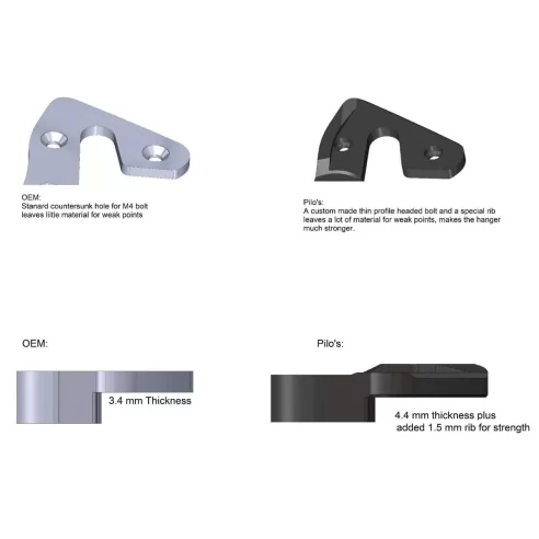 BMW Derailleur hanger for Active Hybrid E-Bike | Pilo D1124