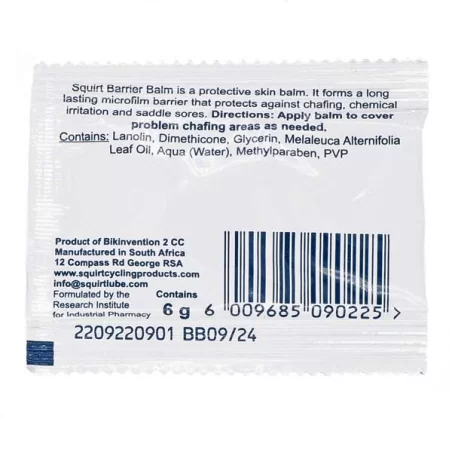 SQUIRT Cycling Products Barrier Balm 6 gr Sachet 