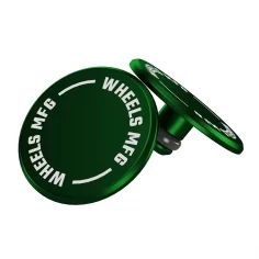 Thru Axle Cap Set - Colour Green TA-CAP1-9 Wheels mfg