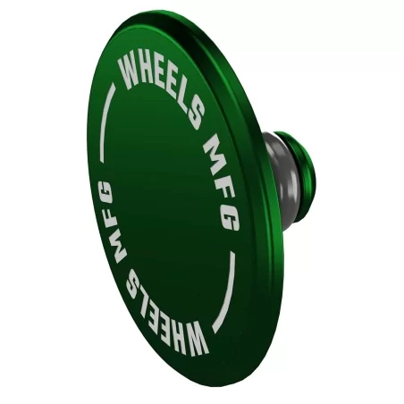 Wheels mfg Thru Axle Cap Set - Colour Green TA-CAP1-9 