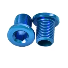 M8x10mm Chainring Bolt Set of 4 Units Color Teal Wheels mfg CRB-CR4-5