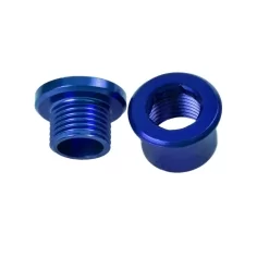 M8x6mm Chainring Bolt Set of 4 Units Color Blue Wheels mfg CRB-SS4-6