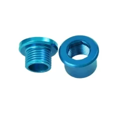 M8x6mm Chainring Bolt Set of 4 Units Color Teal Wheels mfg CRB-SS4-5