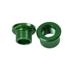 M8x6mm Chainring Bolt Set of 4 Units Color Green Wheels mfg CRB-SS4-9