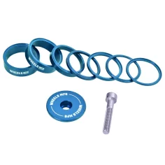 StackRight Essential Headset Spacer Kit - Colour Teal Wheels mfg SRHS-EKIT1-5