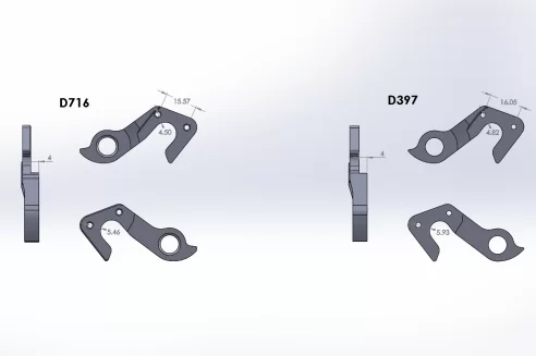 Derailleur Hanger for GT ZASKAR CARBON 26 (...