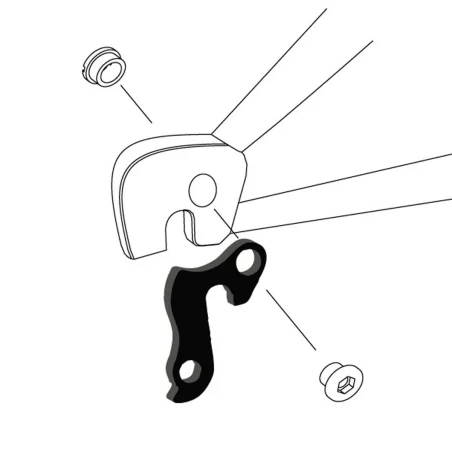 Canyon No. 4 | Marin #13 | Fuji D040 | Orange P633spa | Kona CMPHH Derailleur Hanger for Voodoo Norco, SCHWINN Carrera, IronHorse Haro Merida Boardman, Evoke Trek, Salsa DIAMONDBACK Orbea Ghost, Rocky Mountain Cube, Bianchi, Salsa, Blue, KHS, Focus | DROPOUT-25 Wheels mfg