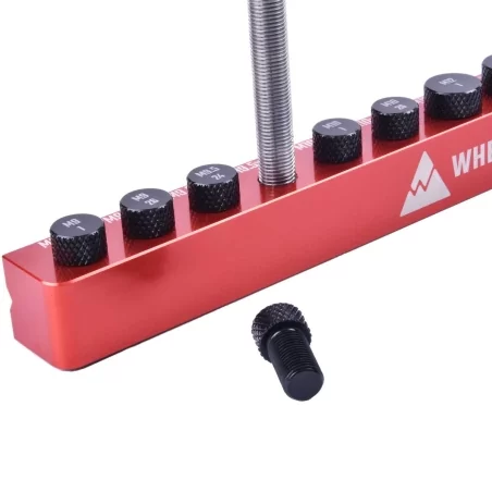 Wheels MFG AXLERULER-PRO Axle Ruler Pro by Wheels Manufacturing – the precision tool that will help you easily identify your axle or cone thread pitch