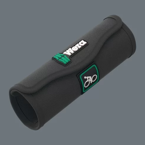 Wera 7515/7 Kraftform Safe-Torque Speed Bicycle 1, 7 pieces - 05075850001. Storage and transport in a robust and compact textile roll bag, so the tool is always close at hand.