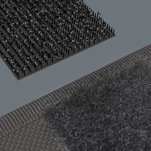 The textile box features a fleece zone at the back. Using the provided self-adhesive hook and loop fastener strips, the textile box can be attached to the Wera 2go components. Or to the wall, shelf or workshop trolley.