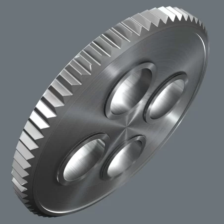 Wera 9532 Chain Riveter Set for Workshops, 20 pieces - 05136042001 The fine tooth mechanism, with its 60 teeth, allows a small return angle of only 6° - ideal for precision work. Wera 9532 Chain Riveter Set for Workshops, 20 pieces - 05136042001 The fine tooth mechanism, with its 60 teeth, allows a small return angle of only 6° - ideal for precision work.