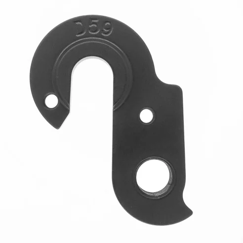 derailleur hanger for KHS (#219), Marin (#2), Orange(#P624spa), Canyon No. 6 bikes Kona (aka gear hanger type C) Ghost (aka mech hanger # EZ1851 & EZ1337) Haro Corratec Kross Vitus (aka mech hanger #7) Mondraker Bulls, Believe, Be One, Dartmoor (DART–A10099), Drossiger, Foes, Koxx, QBike, Saracen (# 15), Viper, Ribble, Carrera, Boardman, Moda, Flow, Myth, Co-Motion, Electra, Halcyon, Forme, Fuji (# D013, D041), Blue, Decathlon, Messingschlager, Garneau PILO D59
