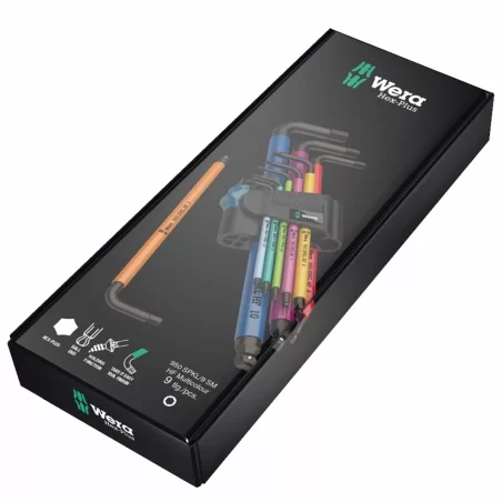 Wera 950/9 Hex-Plus Multicolour HF 1 box 05022210001
