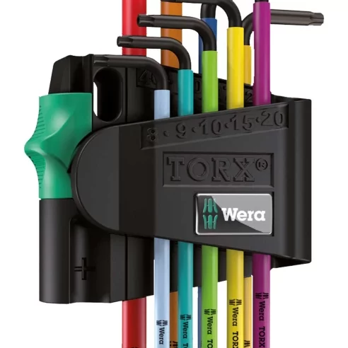 Wera 967/9 TORX BO Multicolour 1, 9 pieces - 05073599001