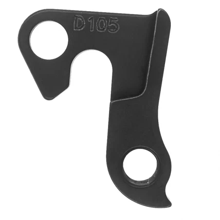 D105 derailleur hanger for Azonic, Claud Butler, Diamondback, Falcon, Focus, Haro, Ironhorse, KHS (PN 73-079-170), Kona, Merida, Mongoose, Motobecane, Optima, Schwinn, Sette, Shogun, Voodoo bikes 2008 2007 2006 2005 2004 2003 2002 2001 2000 PILO