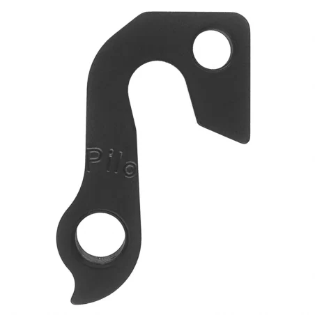 D57 derailleur hanger for GT (aka GT part: ATIDH0246, ATIDH0071), KHS aka part KHS #2760, (BLACK), Airborne, Garneau bikes