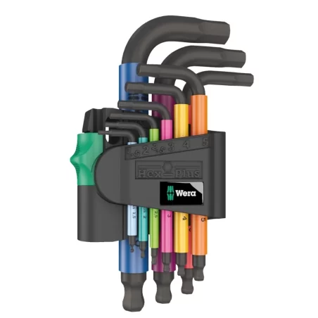 Wera 950/9 Hex-Plus Multicolour 2 L-key set, 9pcs. - 05133164001