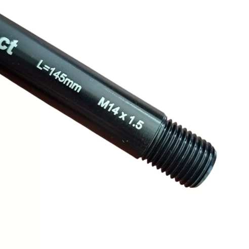 Front Thru Axle LIG502 15 mm x 145 mm Length x M14 x 1.5 Thread Pitch