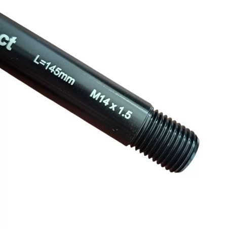 Front Thru Axle LIG502 15 mm x 145 mm Length x M14 x 1.5 Thread Pitch