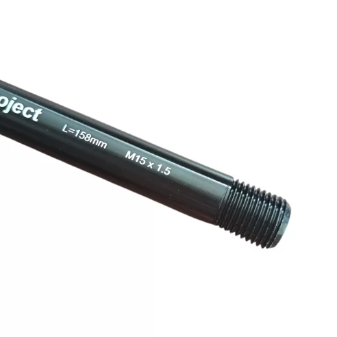 Front Thru Axle 15 mm x 158 mm Length x M15x 1.5 Thread Pitch LIG503 Robert axle project